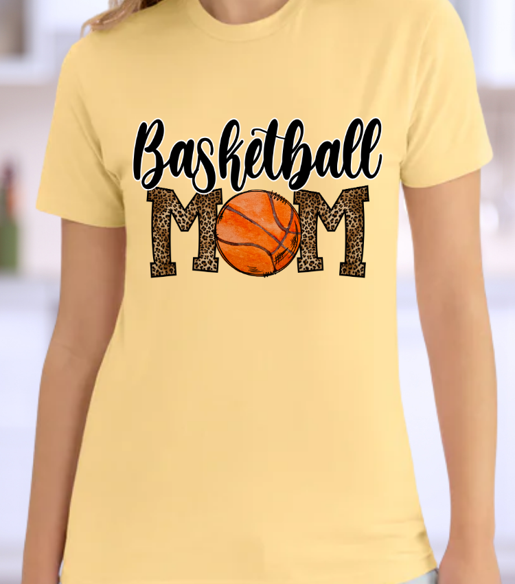 Basketball Mom Leopard Print