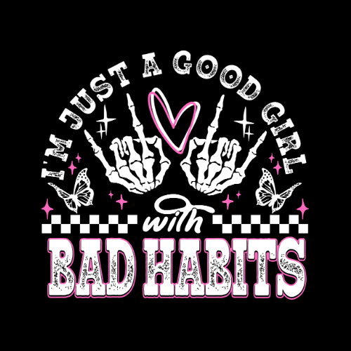 ($12T) Bad Habits white