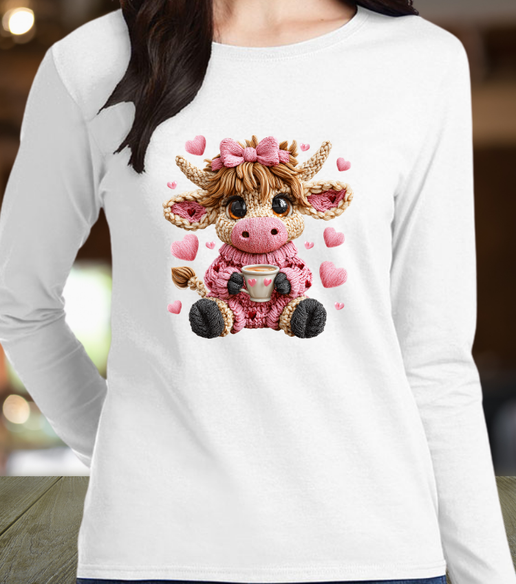 Cute Valentines Cow