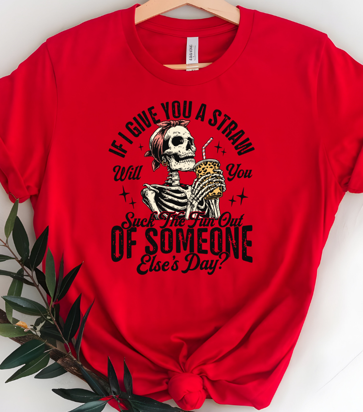 If I Give You A Straw (Black)