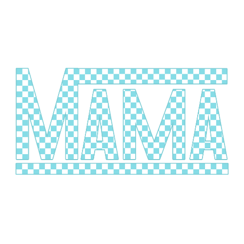 ($12T) Mama Blue Checkers
