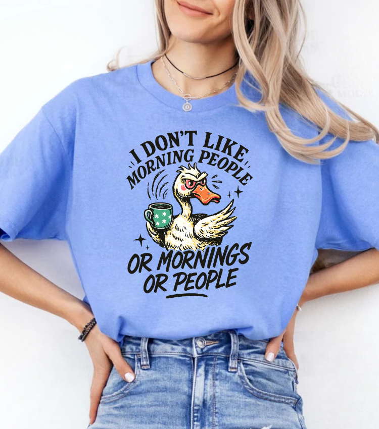 I Don't Like Morning People (Black)