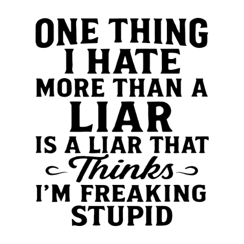 ($12T) Liar-black