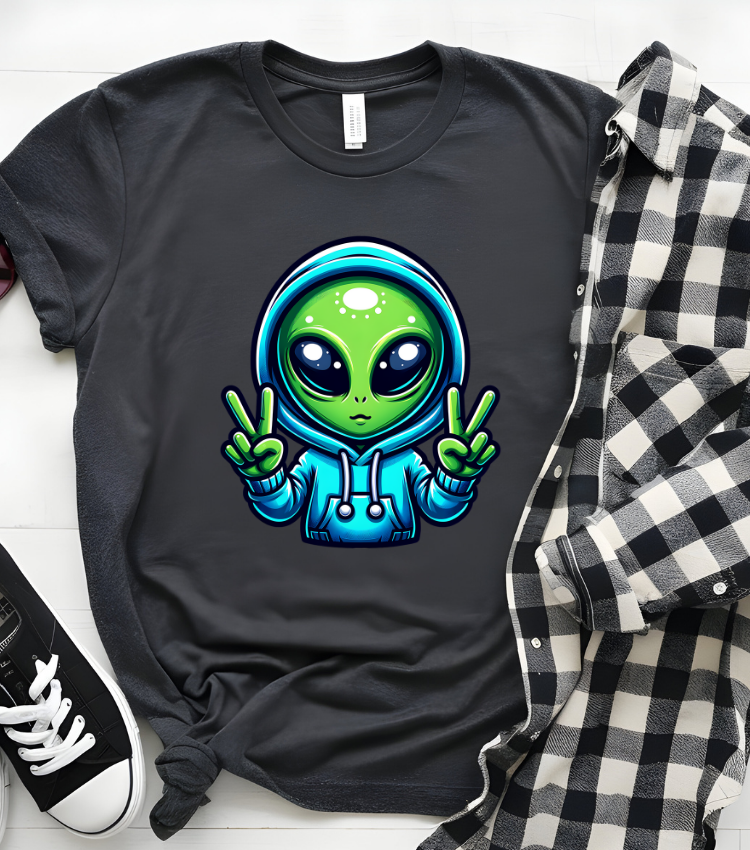 Alien Peace Sign