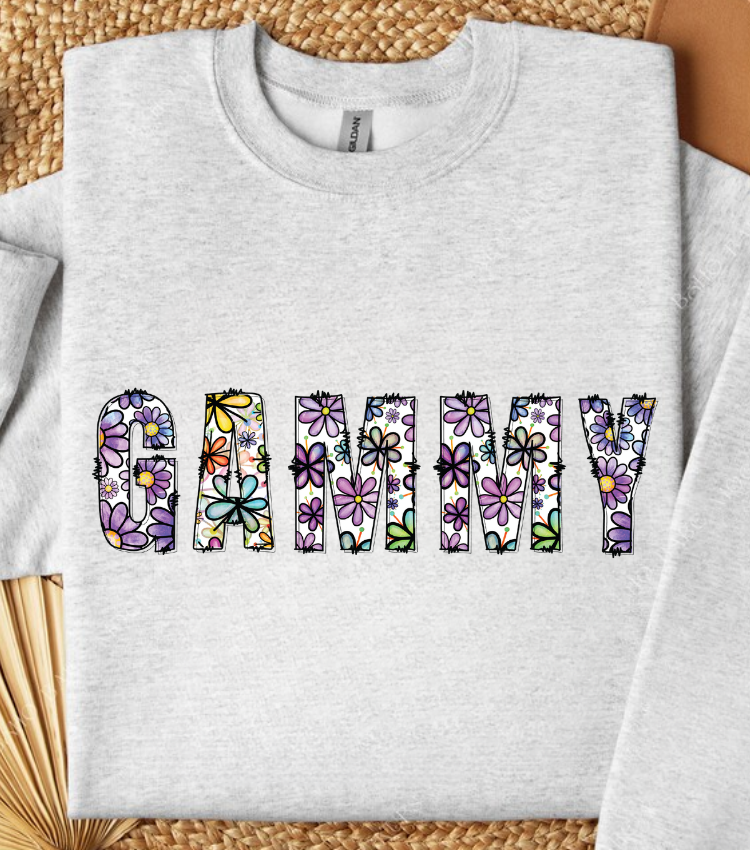 Gammy Flower Print