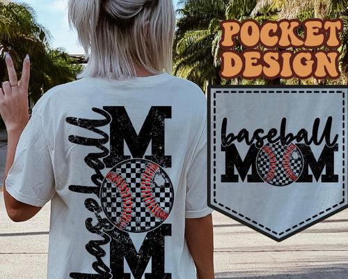Baseball Mom Black
