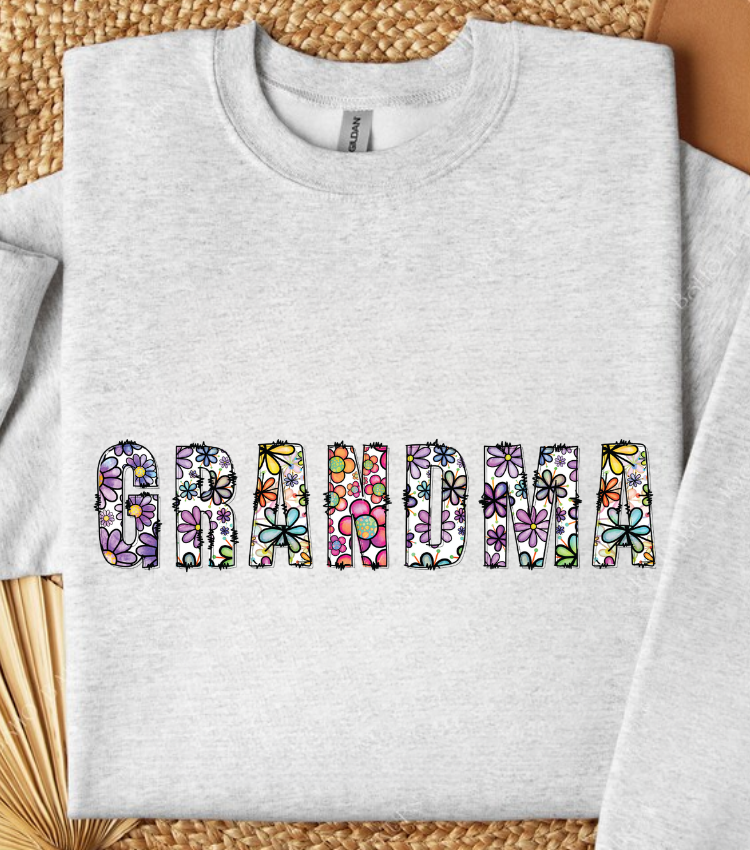 Grandma Flower Print