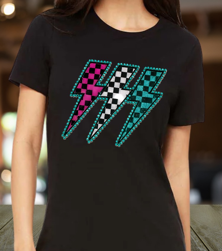 Checkered Lightning x3