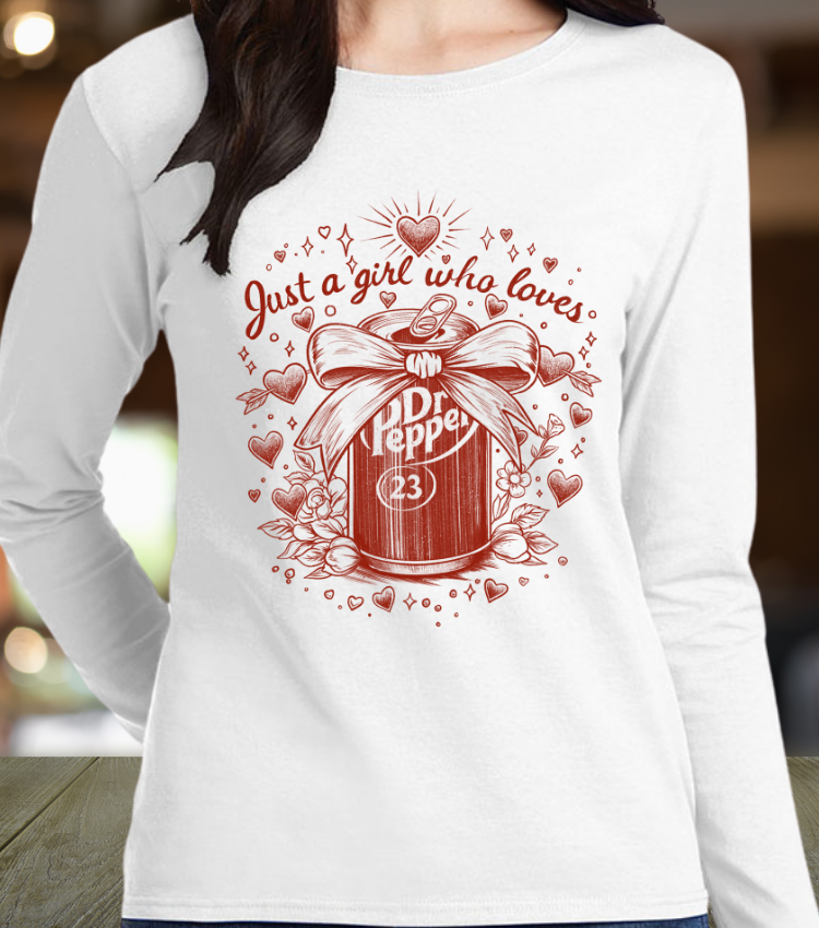 A Girl Who Loves Dr Pepper