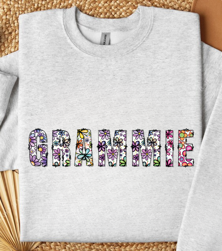 Grammie Flower Print