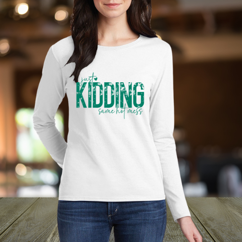 Just Kidding Teal