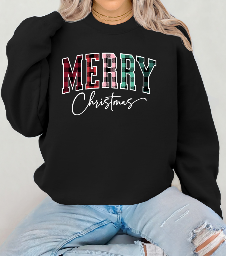 Checkered Merry Christmas Multi