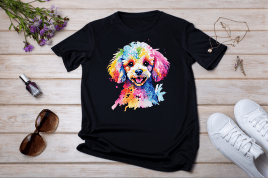 Watercolor Poodle