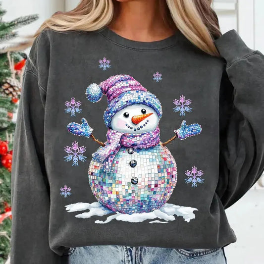 Snowman w Blue w/ Purple