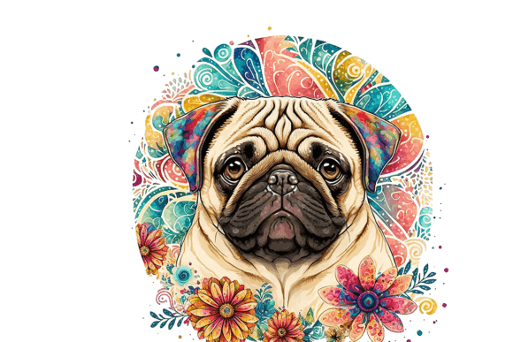 Pug Mandala