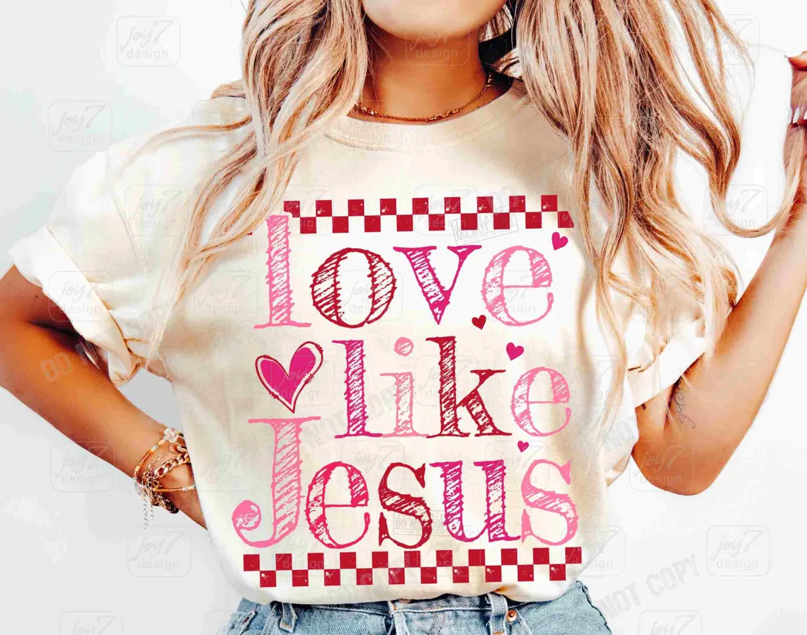 Love Like Jesus Pink & Red